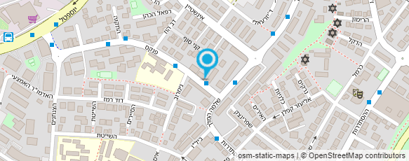 מפת הגעה אל חני אלקובי - גרפיקאית