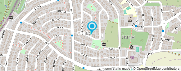 מפת הגעה אל רויטל גורן מטפלת שיאצו