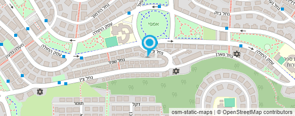 מפת הגעה אל גן צופית