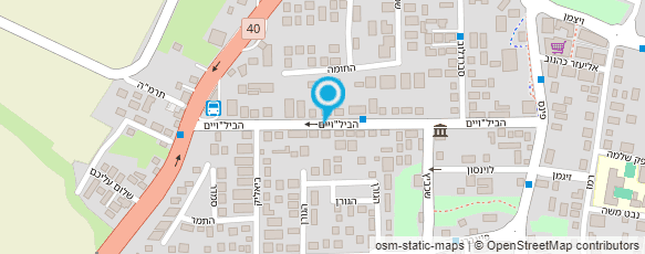 מפת הגעה אל רוני כהן מטפלת דרך מגע