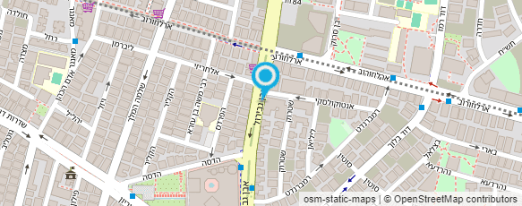 מפת הגעה אל סטודיו הראל ומעין - עיצוב גרפי