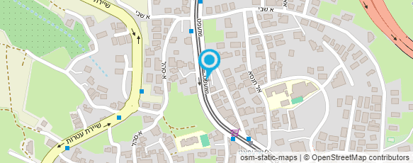 מפת הגעה אל משטרת ישראל- מרחב קדם(ירושלים)