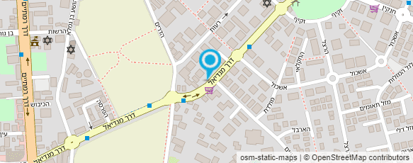 מפת הגעה אל משטרת ישראל-נקודה הוד השרון