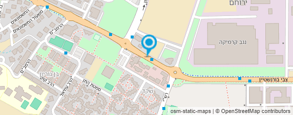 מפת הגעה אל משטרת ישראל- נקודה ירוחם