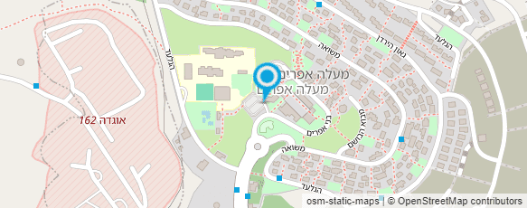 מפת הגעה אל משטרת ישראל-נקודה  מעלה אפרים