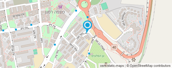 מפת הגעה אל משטרת ישראל-נקודה מצפה רמון