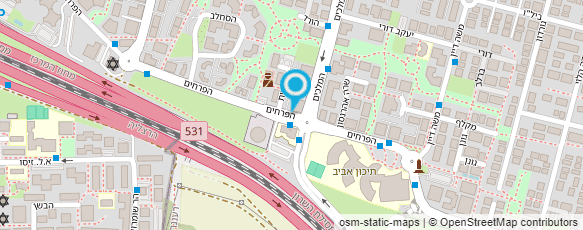 מפת הגעה אל משטרת ישראל- נקודה רעננה