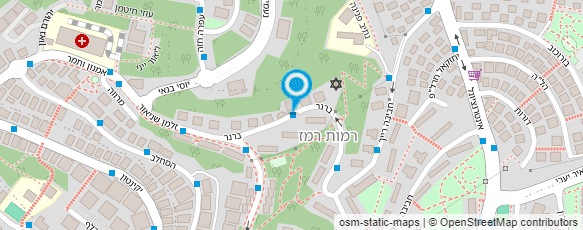 מפת הגעה אל זהר מעצב שיער