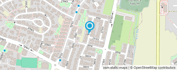 מפת הגעה אל לילך ביתן -מטפלת בתנועה