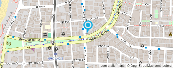 מפת הגעה אל מרכז המאפה