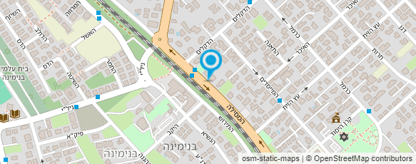 מפת הגעה אל סטודיא  נילי שריבר ורניק - אמנות