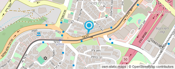 מפת הגעה אל רחלי - תכשיטים בעבודת יד