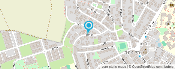 מפת הגעה אל הגן של אורן - הקמת גינות