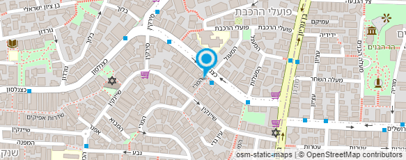 מפת הגעה אל יעל מרטון - לק ג'ל מקצועי