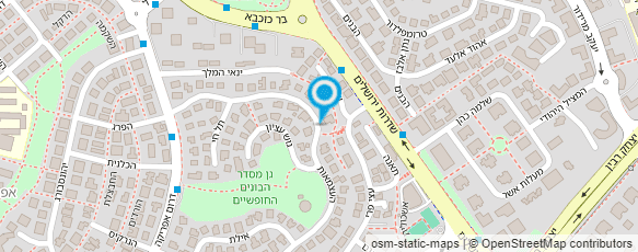 מפת הגעה אל פעוטון זך