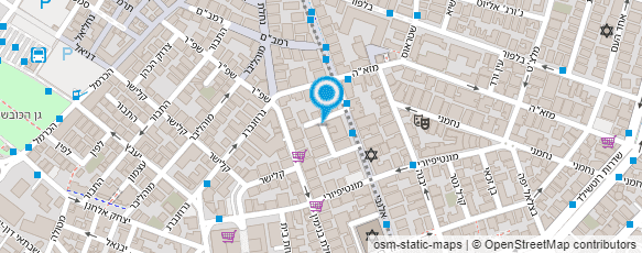 מפת הגעה אל טל שנצר - מאמן כושר אישי