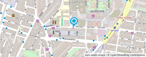 מפת הגעה אל כיתות להשכרה