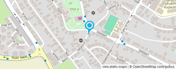 מפת הגעה אל גן - מרכז צעדים