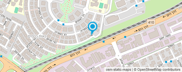 מפת הגעה אל פעוטון צעדים ראשונים