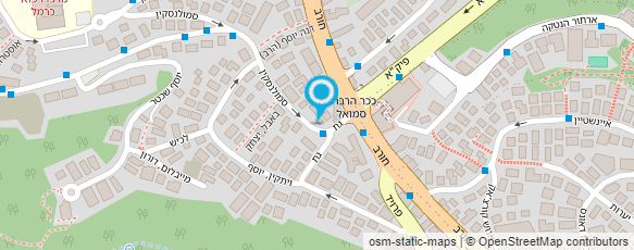 מפת הגעה אל דודו יסעור - עיצוב גרפי