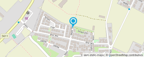 מפת הגעה אל סטודיו יפעת שרטוב