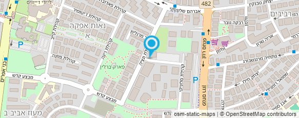 מפת הגעה אל יעל הולצמן - תזונאית קלינית