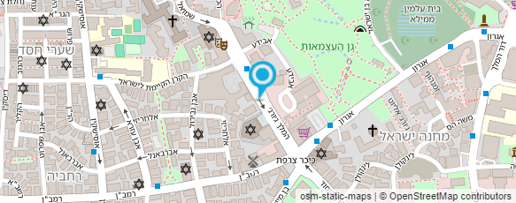 מפת הגעה אל תורה מציון - Torah Mitzion