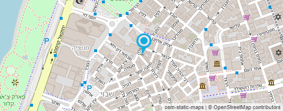 מפת הגעה אל אולפני תל אביב הקטנה