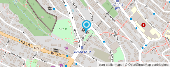 מפת הגעה אל מרפאת מרכז הכרמל מפת הגעה אל מרפאת מרכז הכרמל