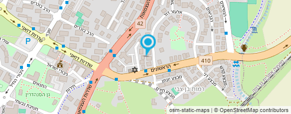 מפת הגעה אל מיכאל איטח עיצוב שיער