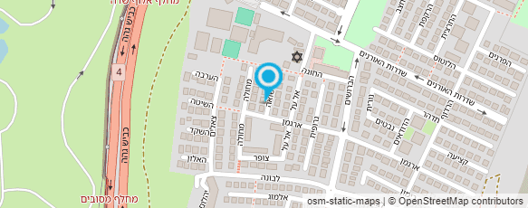 מפת הגעה אל מכון צופן - בהנהלת רחל שוכמן