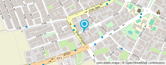 מפת הגעה אל חגית חנה - עוגות ועוגיות