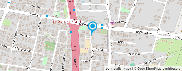 מפת הגעה אל קרן גודר - אימון אישי ועסקי