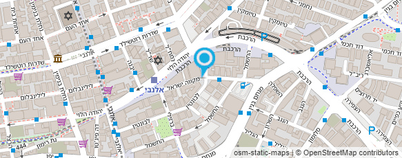 מפת הגעה אל אוסטינטו - חדר חזרות והקלטות