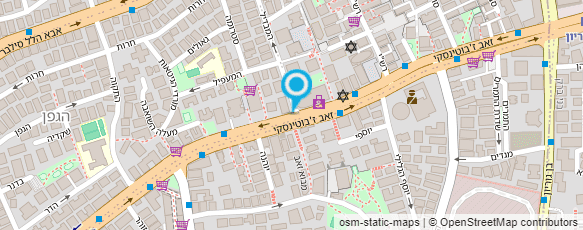 מפת הגעה אל הרצל דניאל-עיצוב שיער ומכון שיזוף