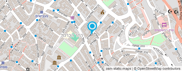 מפת הגעה אל ראג'י כריש הנרגילות