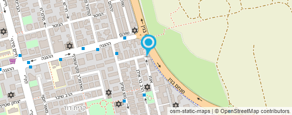 מפת הגעה אל מנחם בלינדר