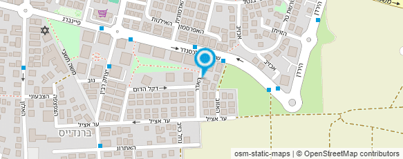 מפת הגעה אל הצהרון של ורדית