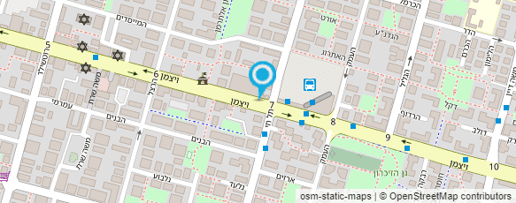 מפת הגעה אל דואר ישראל-מסירת דואר