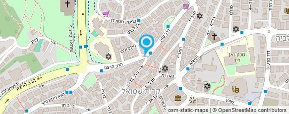 מפת הגעה אל דואר ישראל