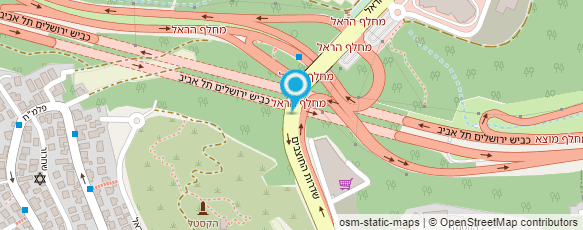 מפת הגעה אל דואר ישראל