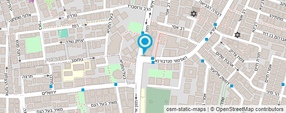 מפת הגעה אל דואר ישראל-מסירת דואר