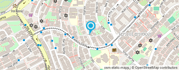 מפת הגעה אל דואר ישראל- מסירת דואר