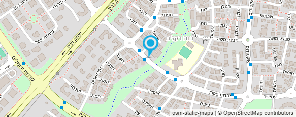 מפת הגעה אל מתנ"ס נווה דקלים