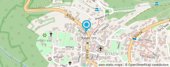 מפת הגעה אל דואר ישראל-מסירת דואר