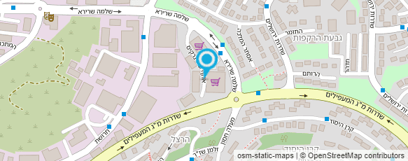 מפת הגעה אל דואר ישראל-מסירת דואר מפת הגעה אל דואר ישראל-מסירת דואר