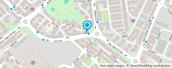 מפת הגעה אל דואר ישראל