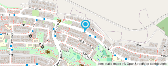 מפת הגעה אל דואר ישראל- מסירת דואר