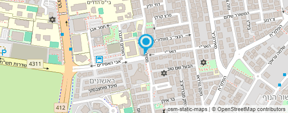 מפת הגעה אל מרכז רון ורדי