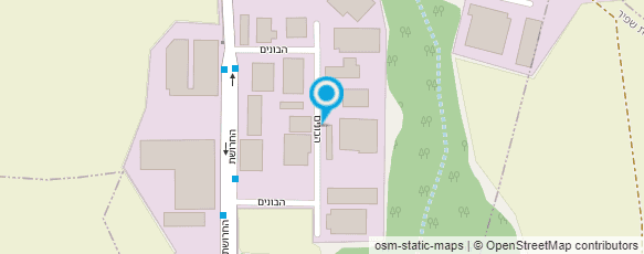 מפת הגעה אל מרכז המבקרים של שירותי אקולוגיה